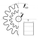 Zahnrad - kundenspezifische Sonderanfertigung
